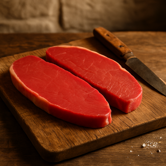 2 Steaks premier choix de bœuf BIO (250g)