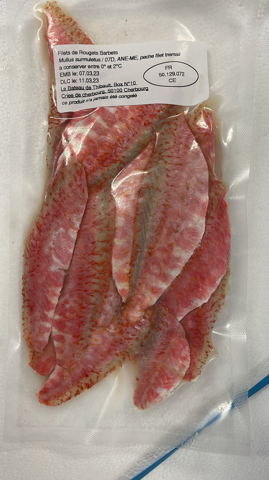 Filets de Rougets Barbets (env 6 filets - env 260g)