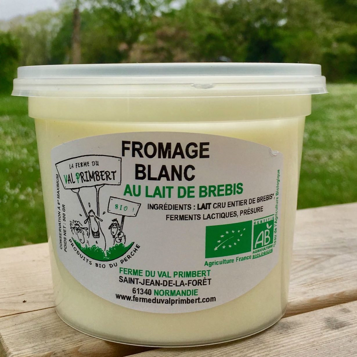 Fromage blanc battu de brebis (500ml)