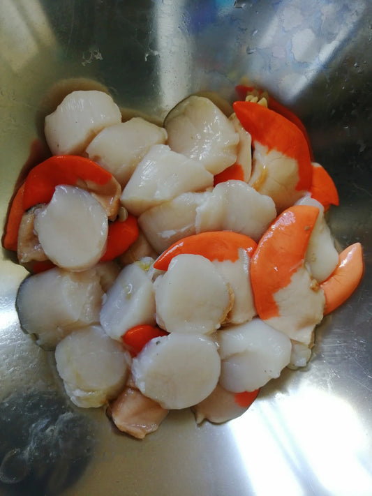 Noix de Saint-Jacques de Normandie coraillées (500g)